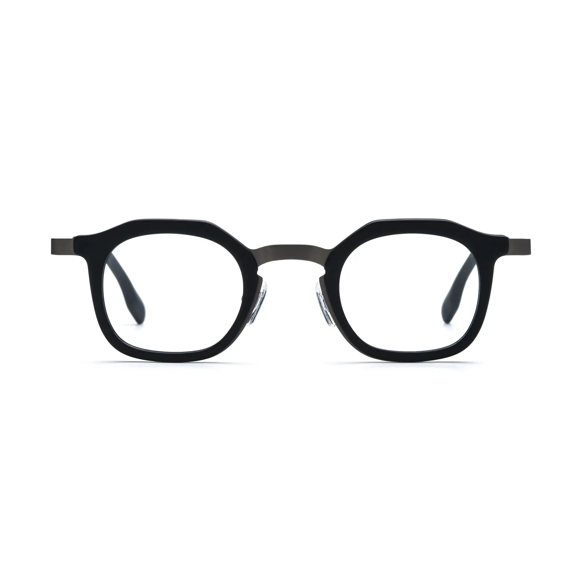 VoyueLens™ Graphite Mist Square Eyeglasses – Front View – SKU VL185893-C5
